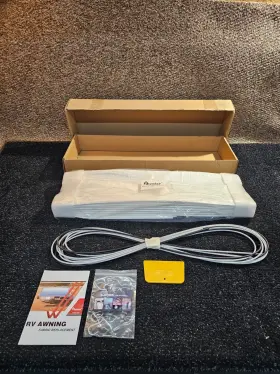 Pvcf15x8wa2007 Awnlux 15x8 Weatherproof Rv Awning Fabric With S-hook