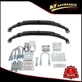 Autopart178882 Ay Autoparts 3500lb Cap Single Trailer Axle Suspension Kit Leaf Spring U-bolt And Hanger