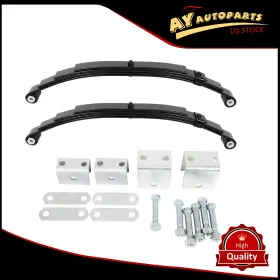 Autopart178884 Ay Autoparts Eye To 25-1/4 Inch 1 750lbs Trailer Leaf Spring Hanger Kit For 3 500lbs Axle