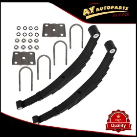 Autopart845370 Ay Autoparts 2x Trailer Leaf Spring 25 1/4 Inch Eye/eye 1 3/4 Width 6-leaf 6000lb U-bolt Kit