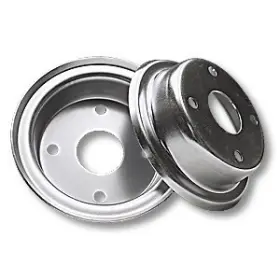 8004 Azusa 654329067611 6 Steel Wheel 2 Halves No Hub
