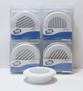 Bm24mr B&b Molders 5x Rv Ceiling Ac Cool Vent Snap-on - 1-1/2 Inch Flange 4-3/4 Cutout Polar White Bm24mr B&b Molders 5x Rv Ceiling Ac Cool Vent Snap-on - 1-1/2 Inch Flange 4-3/4 Cutout Polar White