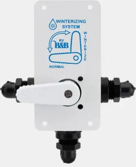 Bm65rr B&b Molders Winterization Bypass Valve With Pex And Plate S46 Bm65rr B&b Molders Winterization Bypass Valve With Pex And Plate S46