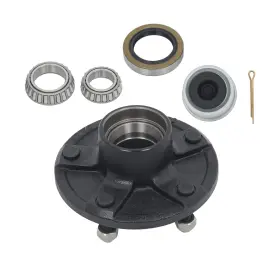 Bck38269k Backye 5 X 5.5 Inch Trailer Hub Kit Fits For 3500 Lbs. #84 Spindle Pieces/set -1 Set