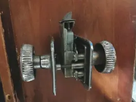 L-100-6 Bargman L-100-c Vintage Door Lock Camper Rv 1960s No Keys L-100-6 Bargman L-100-c Vintage Door Lock Camper Rv 1960s No Keys