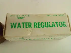 Wr-9227 Benbow Water-mate No. Wr 9227 Junior Water Regulator Std. Set 45 Psi #2
