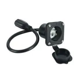 Rv52753-54 Betterhose 16 Inch -18 Power Inlet Port Plug Extension Cord For Rv Camper 15 Amp 125v Nema 5-15