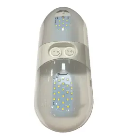 712za3 Bfo 1 Piece Led Lights 12 Volt Camper Trailer Marine Interior Double Light Rv