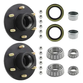 752xpo Bfo 2 Trailer Hubs 6000# 6 Lug 6x5.5 Idler Axle With Dust Caps Plugs Nuts 25580 752xpo Bfo 2 Trailer Hubs 6000# 6 Lug 6x5.5 Idler Axle With Dust Caps Plugs Nuts 25580