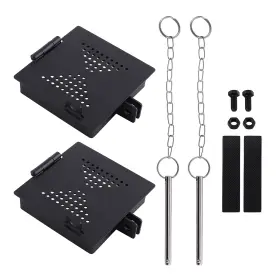 Bik4qy Bfo 2x 4inchsquare Rv Bumper End Caps Kit For Camper Trailer Powder Coated