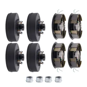Bqld8a Bfo 8pcs Trailer 5 On 4.5 Inch Electric Brakes Brake Hub Drum Complete Kit 3500 Lb Axle Bqld8a Bfo 8pcs Trailer 5 On 4.5 Inch Electric Brakes Brake Hub Drum Complete Kit 3500 Lb Axle