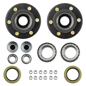 Cmn9lp Bfo 2pc Trailer Idler Hub Kits With 6000# 6 Lug 6x5.5 Axle Bearings Seals Cmn9lp Bfo 2pc Trailer Idler Hub Kits With 6000# 6 Lug 6x5.5 Axle Bearings Seals