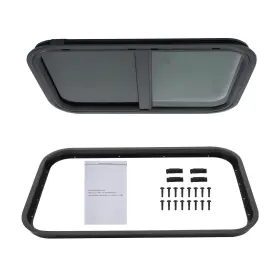 Bfo H930cw 24 Inch W 15 H Horizontal Rv Window Fit For Rv/camper/trailer/food Truck Black
