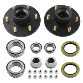 Ldhc0k Bfo 2pc Trailer Idler Hub Kits With 6000# 6 Lug 6x5.5 Axle Bearings Seals
