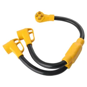 Bfo Nxd20o Rv 50 Amp 14-50 Y Split Plug Extension Cord 4 Prong 3 Feet 250 Volt For Ev
