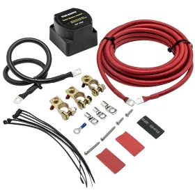Scel51 Bfo Black 140a Dual Battery Cable Ties Isolator For Atv Utv 4wd Rv Car Marine Boat