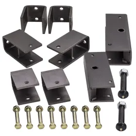 U5468f Bfo Set Of 2 Inch Slipper Spring Tandem Axle Hanger Kit Shackle Bolts With Nuts