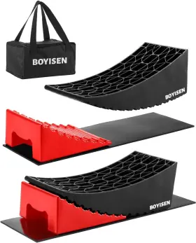 Blvd 609636727918 Camper Leveler 2 Packs New Version Rv Leveling Blocks Ramps Up To 35 000 Lbs