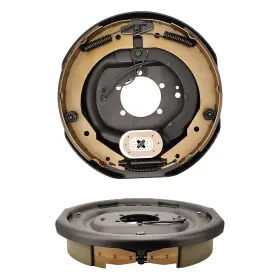 Etba7k-2 Boeeda 1 Pair New 12 Inch X 2 Manual Trailer Brake Assembly For 7000 Lbs Axle -210 L&r