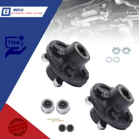 2000lbs.1 Botjj Bt30168b For Inch Spindle With Trailer Bearing 2 Sets Hub Kits 4 On 4ftft