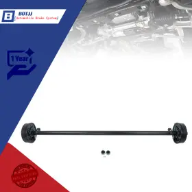 Bt46692b Botjj New 3500lb Electric Brake Trailer Axle 5 Lug-4.5 Inch 85 Hub Face 70 Spring Center