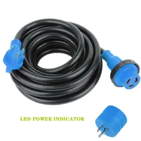 Bmp10938712it Brakemotorparts 25 Foot 30 Amp Rv Extension Cord Power Supply Cable With Twist Connector Wire