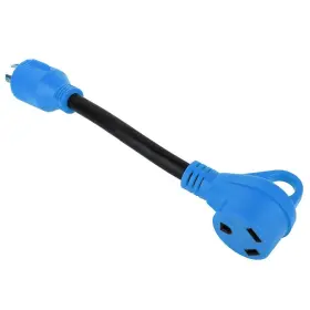 Bmp16073712it Brakemotorparts Rv Generator Power Adapter 30amp Male 4-prong Plug To 12inch 30 Amp Female