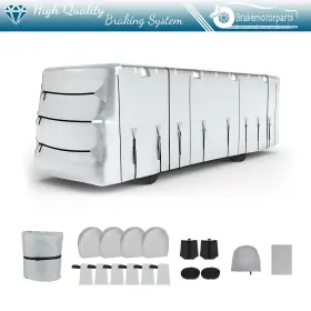Bra182162oke Brakemotorparts 30ft-33ft Rv Cover Class A Motorhome Windproof Waterproof Oxford Cloth