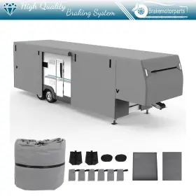 Bra182174oke Brakemotorparts 28ft-31ft 5th Wheel Rv Cover Motorhome Travel Trailer Camper Non-woven Fabric