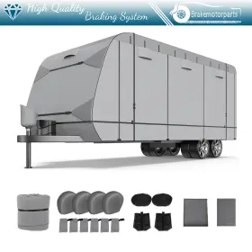 Bra182187oke Brakemotorparts 27ft-30ft Rv Cover Windproof Extra Thick Camper With Adhesive Repair Patches Bra182187oke Brakemotorparts 27ft-30ft Rv Cover Windproof Extra Thick Camper With Adhesive Repair Patches