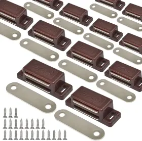 B-magnetic-12 Brand Bds-home 12pack 15lbs Cabinet Magnets Magnetic Door Catch For Kitchen Closet Brown B-magnetic-12 Brand Bds-home 12pack 15lbs Cabinet Magnets Magnetic Door Catch For Kitchen Closet Brown