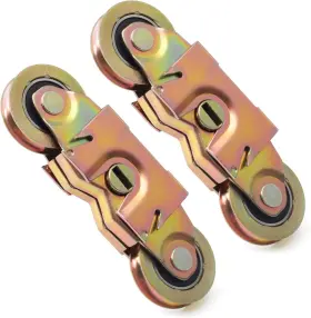 1273704 Brand Gloxted 2 Pcs Patio Sliding Door Tandem Roller Screen Wheel Compatible With Gold