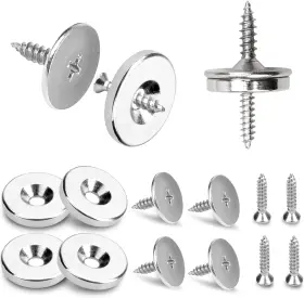 Mcl-006 Brand Hasanbar Cabinet Magnetic Door Catch 6 Pack Magnets With Silver Mcl-006 Brand Hasanbar Cabinet Magnetic Door Catch 6 Pack Magnets With Silver