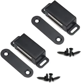 Mx202 Brand Kaileyouxiangongsi Cabinet Door Catch With Strong Magnetic 1.2mm 2pcs-black