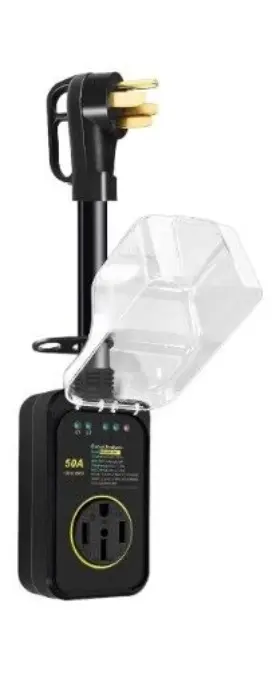 Rv001 Brand Rgj 50 Amp Surge Protector For Rv Accessories Camper Travel Trai