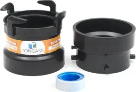 Branded 744759395009 Combo Pack Rv Sewer Hose Fitting Adapter To Pvc Connection Termination 3