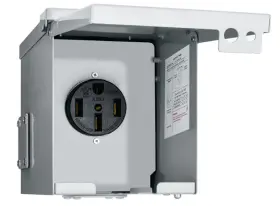 14-50r Briidea 779288407237 Rv Power Outlet 50 Amp 125/250v Nema Receptacle Enclosed Weatherproof Box