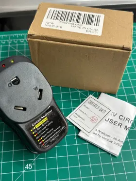 Hrvp-01b Briidea New Rv Surge Protector 30 Amp Adapter Circuit Analyzer Black