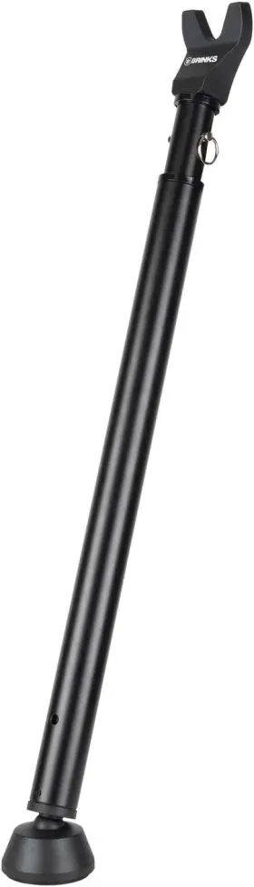 675-83002 Brinks Door Security Bar - Adjustable 1 Pack Black