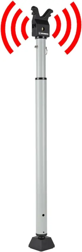 675-83003 Brinks Brinks- Portable Alarm Door Security Bar Silver 121db 1 Pack