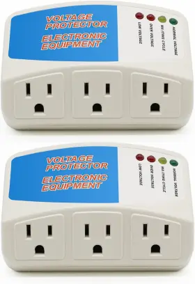 Bx-v008-2usfba Bseed Surge Protector Power Strip Home Appliance 3 Outlet 008120v2pack