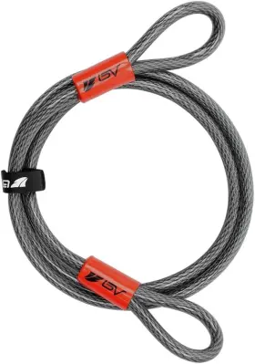 Bv 813076024869 7ft Heavy-duty Security Cable Lock With Loops Extra Thick 7 Ft Single Bv 813076024869 7ft Heavy-duty Security Cable Lock With Loops Extra Thick 7 Ft Single