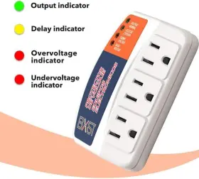 Bx-008-2 Bxst Three Outlet Plug In Voltage Protector For Home Protects 008 008-2pack #3 Bx-008-2 Bxst Three Outlet Plug In Voltage Protector For Home Protects 008 008-2pack #3