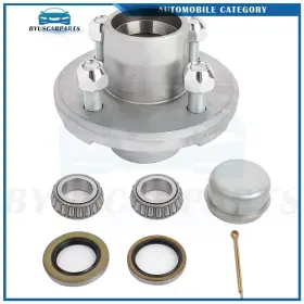 11887046 Byuscarparts Bearings With Trailer Galvanized Hub 4 On Inch For 2500 Lbs Axle 44649 X 11887046 Byuscarparts Bearings With Trailer Galvanized Hub 4 On Inch For 2500 Lbs Axle 44649 X