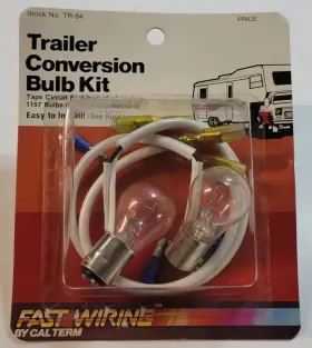 Tr-84 Calterm Universal 12 Volt Trailer Light To Vehicle Conversion Bulbs Easy Connect