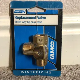 Camco 014717374637 37463 Fresh Water Replacement Three Way By Pass Valve / Trailer Camper