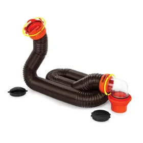 Camco 014717397704 Rhinoflex 15-ft Camper/rv Sewer Hose Kit - Features Clear Elbow Fitting With Rem Camco 014717397704 Rhinoflex 15-ft Camper/rv Sewer Hose Kit - Features Clear Elbow Fitting With Rem