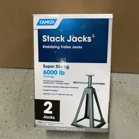 Camco 014717445610 Stack Jacks 6000 Lb 2 Brand New Never Used