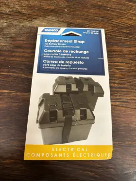 Camco 014717553643 #55364 39 Inch Replacement Strap For Battery Boxes Brand New