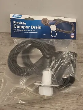37420 Camco New Felxible Camper And Rv Trailer Drain 25inch 3/4 Hose 37420 Camco New Felxible Camper And Rv Trailer Drain 25inch 3/4 Hose